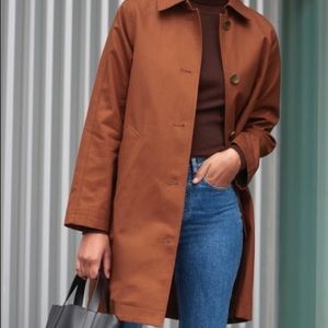 Everlane Mac Coat in Cocoa Brown